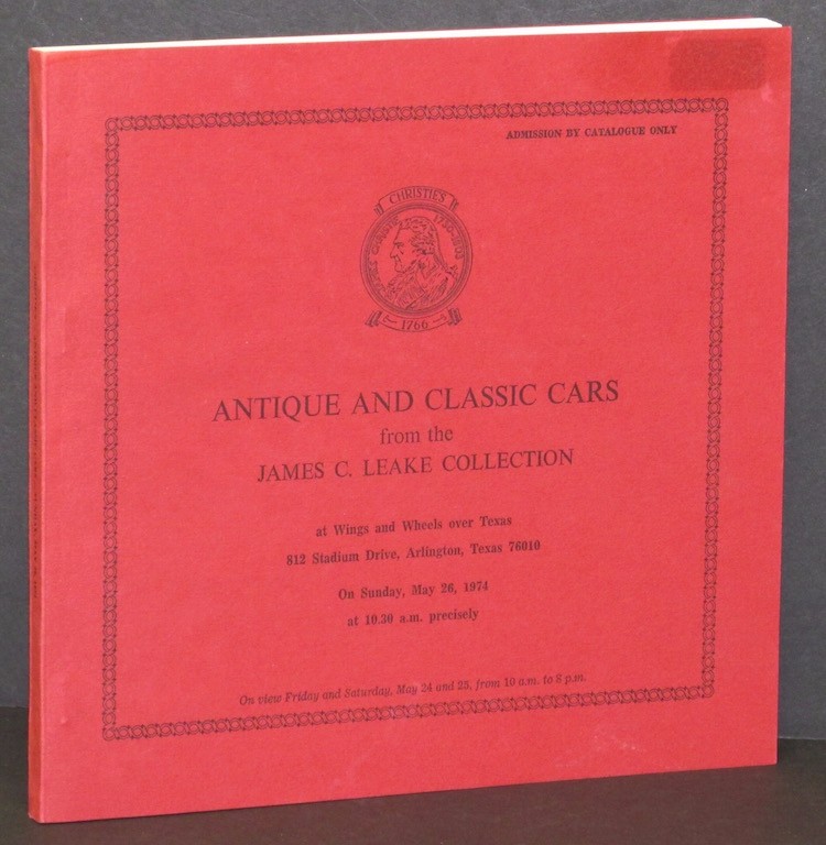 Image for Antique and Classic Cars from the James C. Leake Collection - Auction held Ma...
