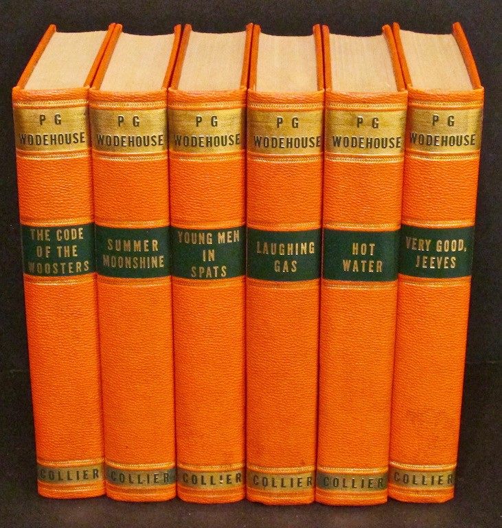 Image for P. G. WODEHOUSE set of 5 hardcover novels: Very Good, Jeeves; Hot Water; Laughing Gas; Young Men in Spats, & Summer Moonshine